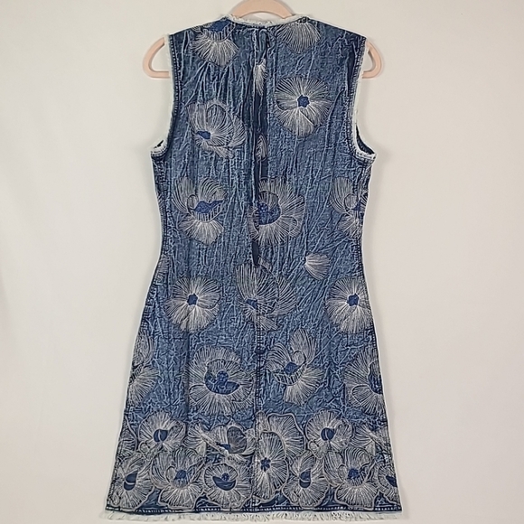 NWT Anthropologie Conditions Apply Sleeveless Adesina Tunic Denim Dress Sz XS - Picture 7 of 10